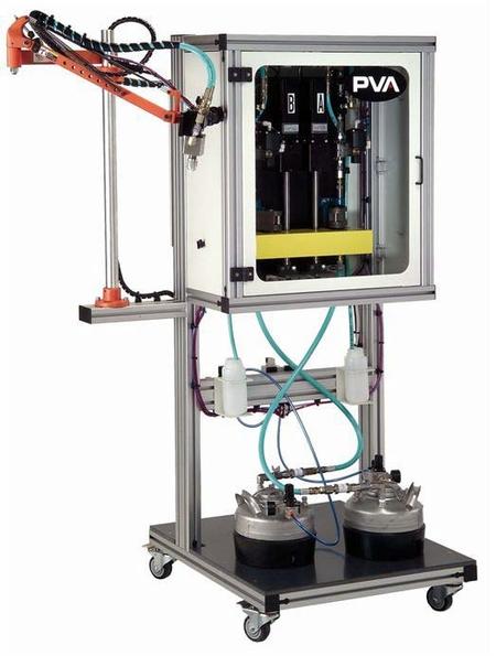 PVA’s MX4000 Gear Pump Meter-Mix Dispensing System.